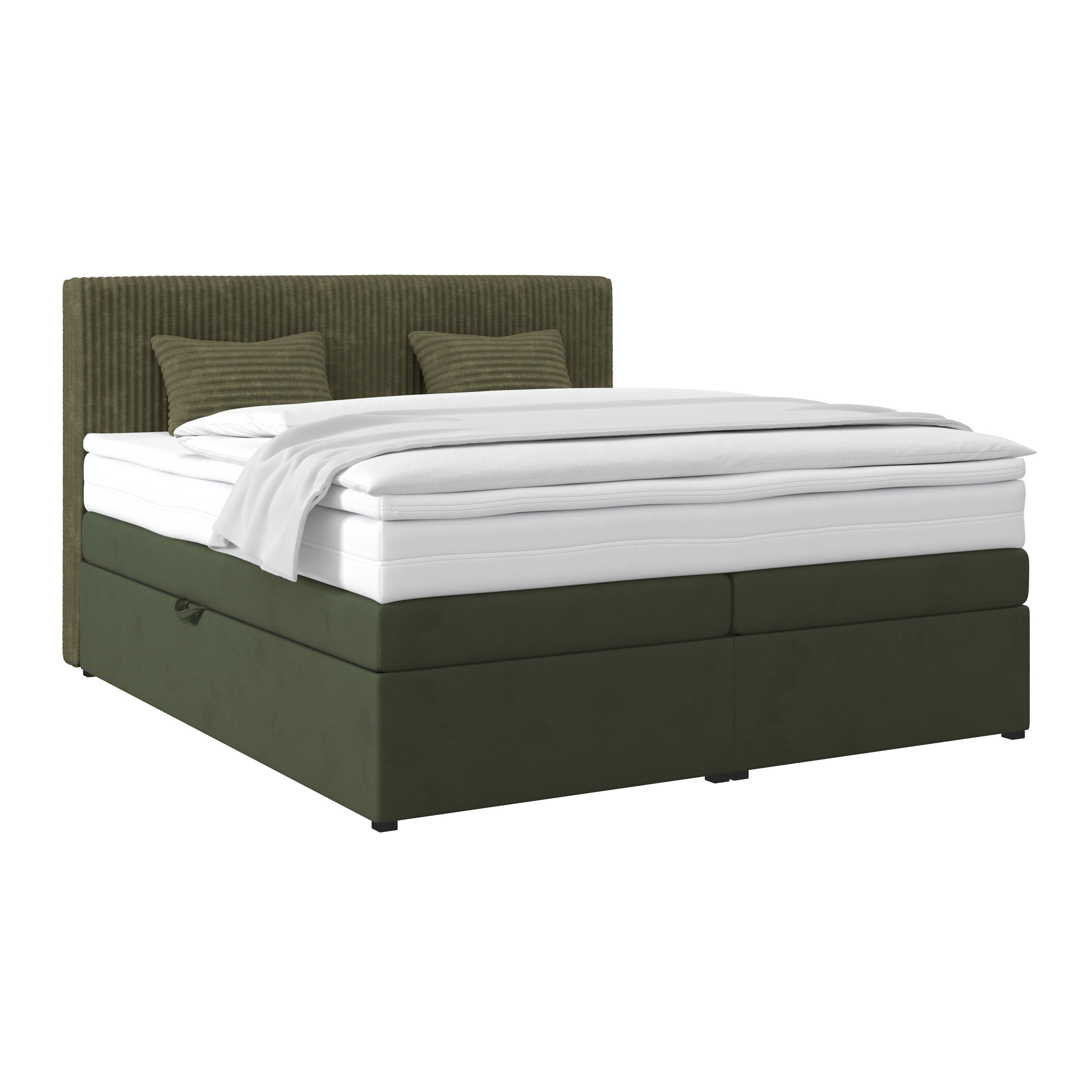 Boxspringbett Mit Topper & Bettkasten 160x200 Rossa