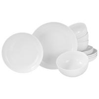 SPEISETELLERSET Porzellan Weiß - Design - Creatable
