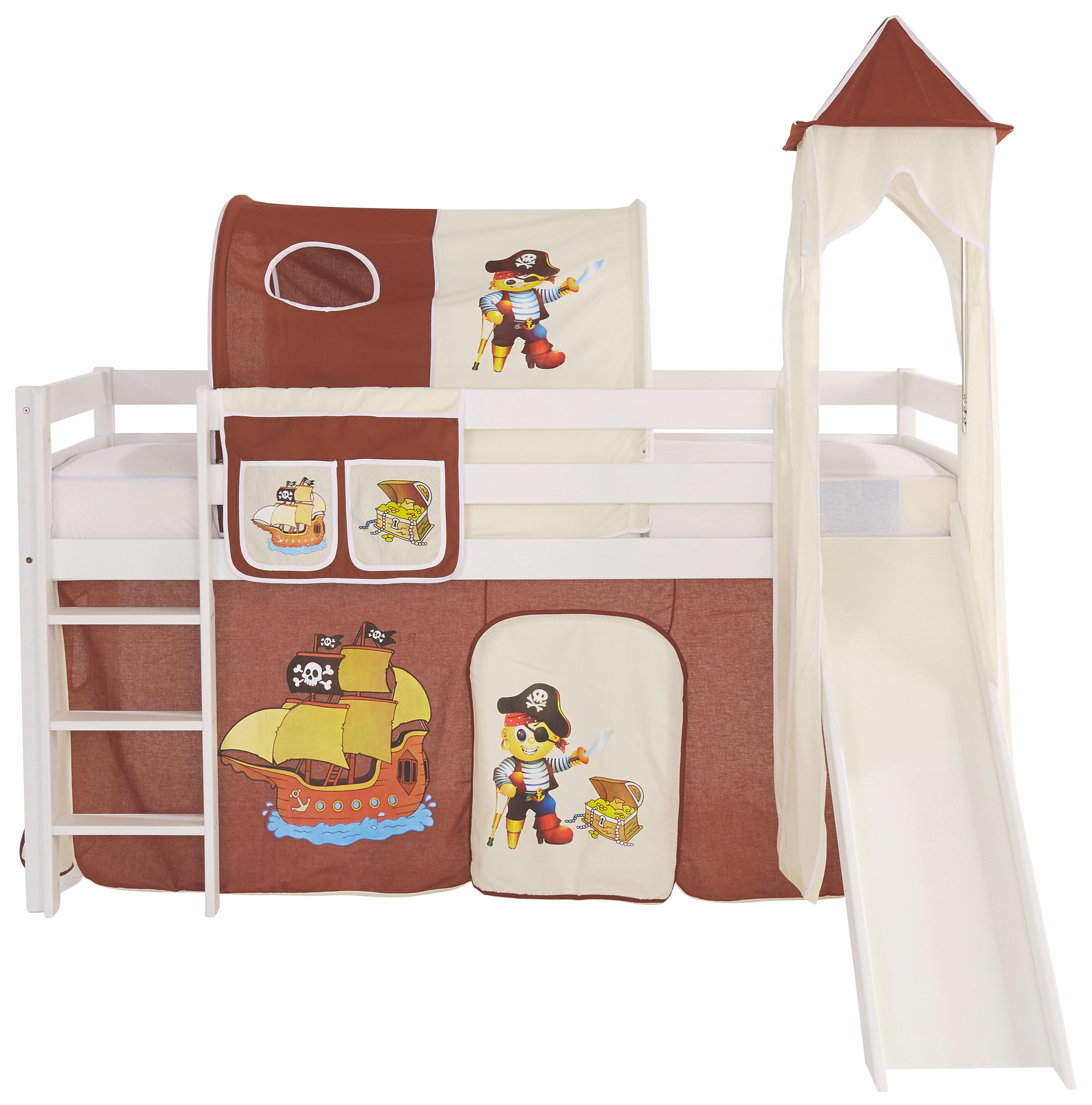 Toronyszett Pirat - Bézs/Barna, Textil (40/210/45cm)