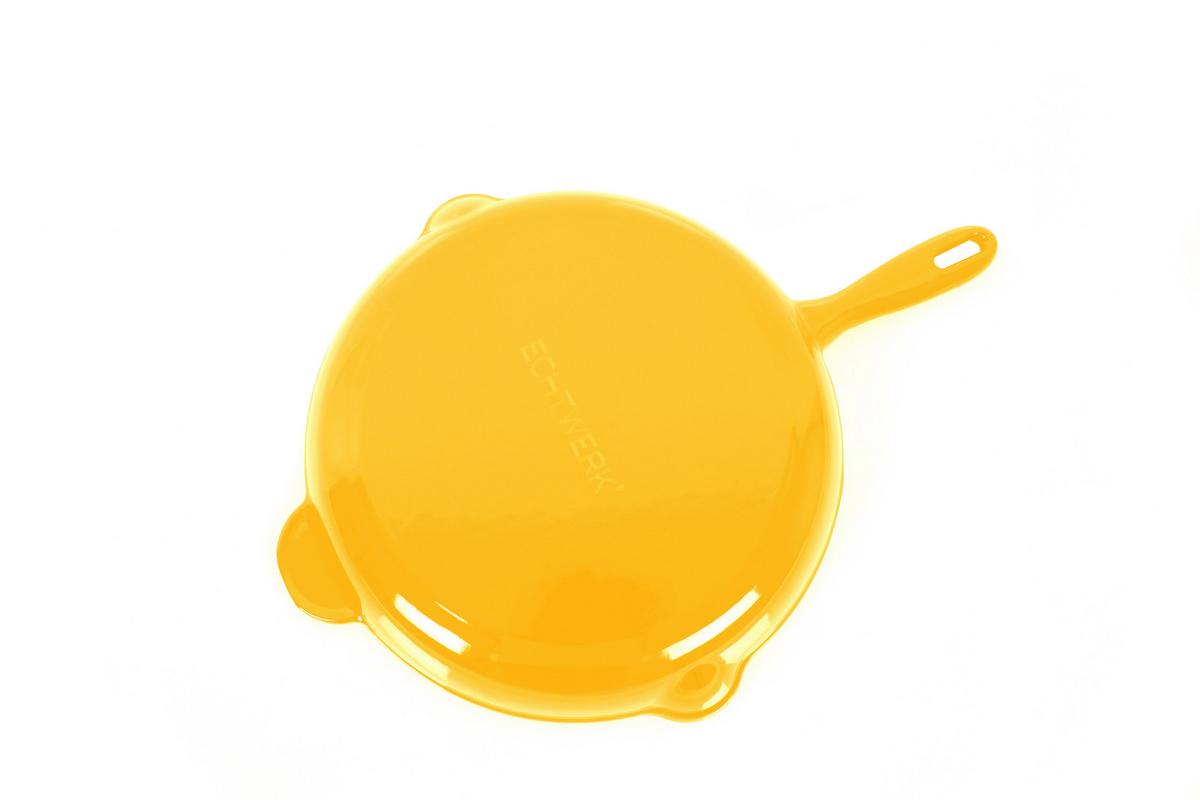 PÁNEV NA SMAŽENÍ ELIANA - žlutá, Basics, kov (42,5/27/4,5cm) - Echtwerk