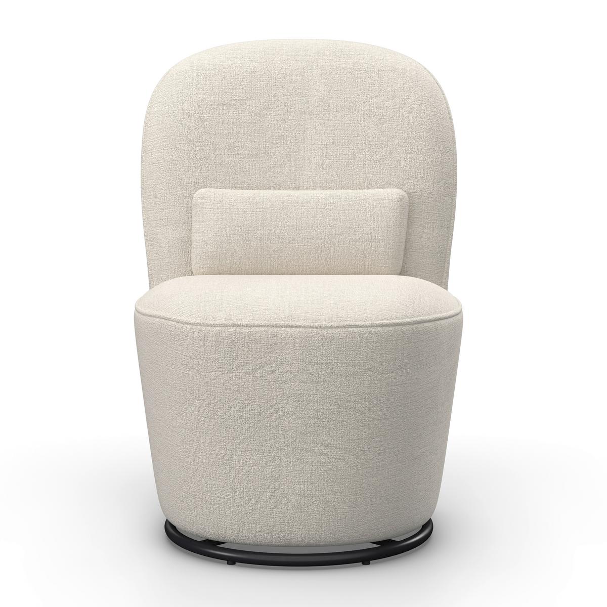 ŽIDLE VITTORE - krémová/béžová, Moderní, kov/dřevo (56/83,5/62cm) - Bessagi Home