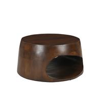 COUCHTISCH Mangoholz B: 75cm - Braun, Design, Holz (75/75/38cm) - MID.YOU