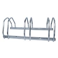 Fahrradständer für 3 Räder B/H/T: 72,3x30x25,2 cm - Alufarben, Basics, Metall (72,3/30/25,2cm)