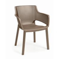 ZÁHRADNÉ RELAXAČNÉ KRESLO ELISA - cappuccino, Design, plast (61,5/78,4/53cm) - Ambia Garden