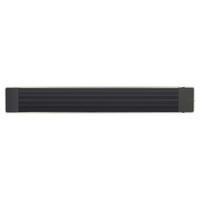 Wand-Terrassenstrahler 800/ 1600/2400 W mit Fernbedienung - Schwarz, Basics, Metall (146/20/5cm)