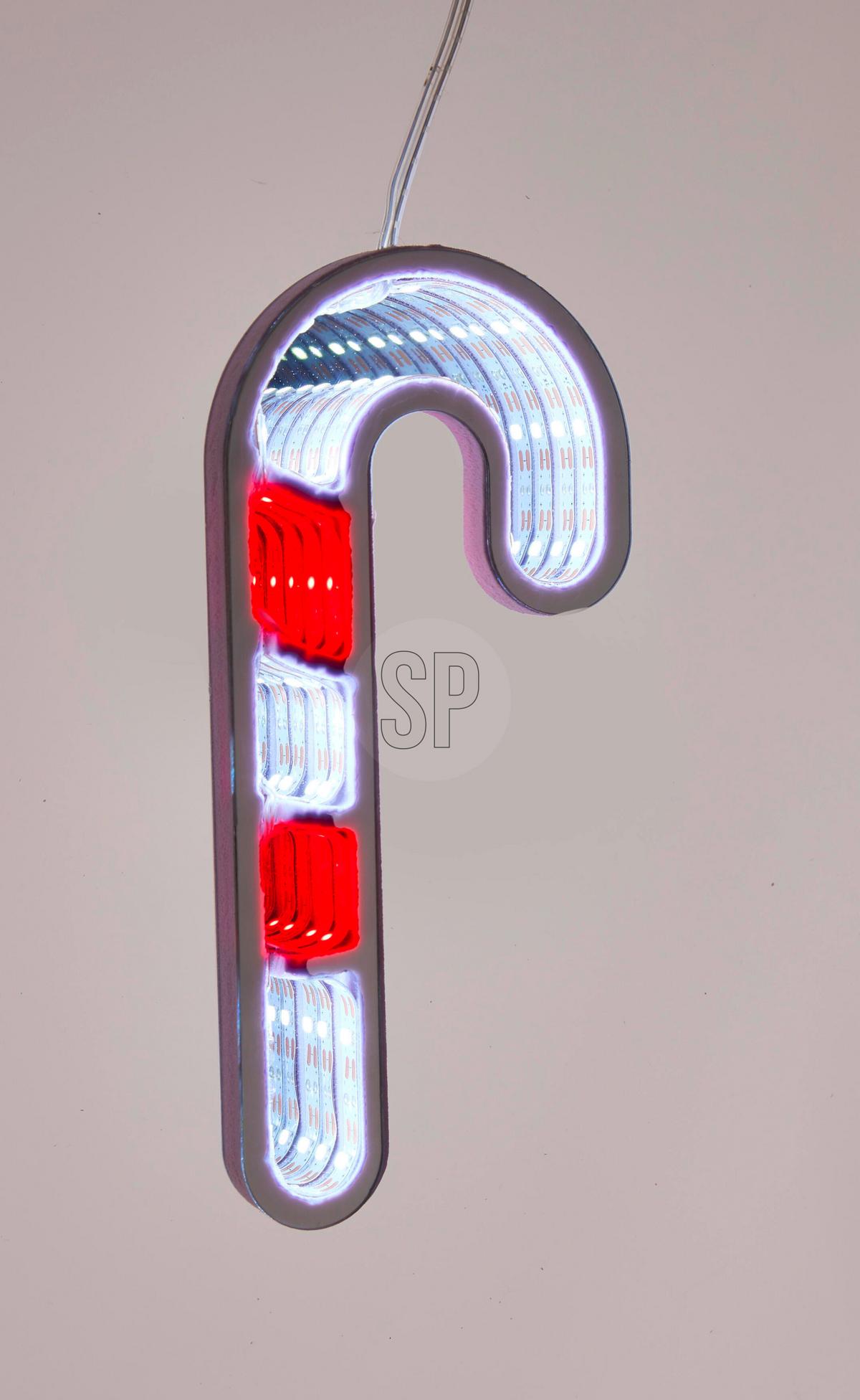 Spiegelleuchte, LED AXT200040 - Multicolor, Basics, Kunststoff (11.8/3.5cm) - X-Mas