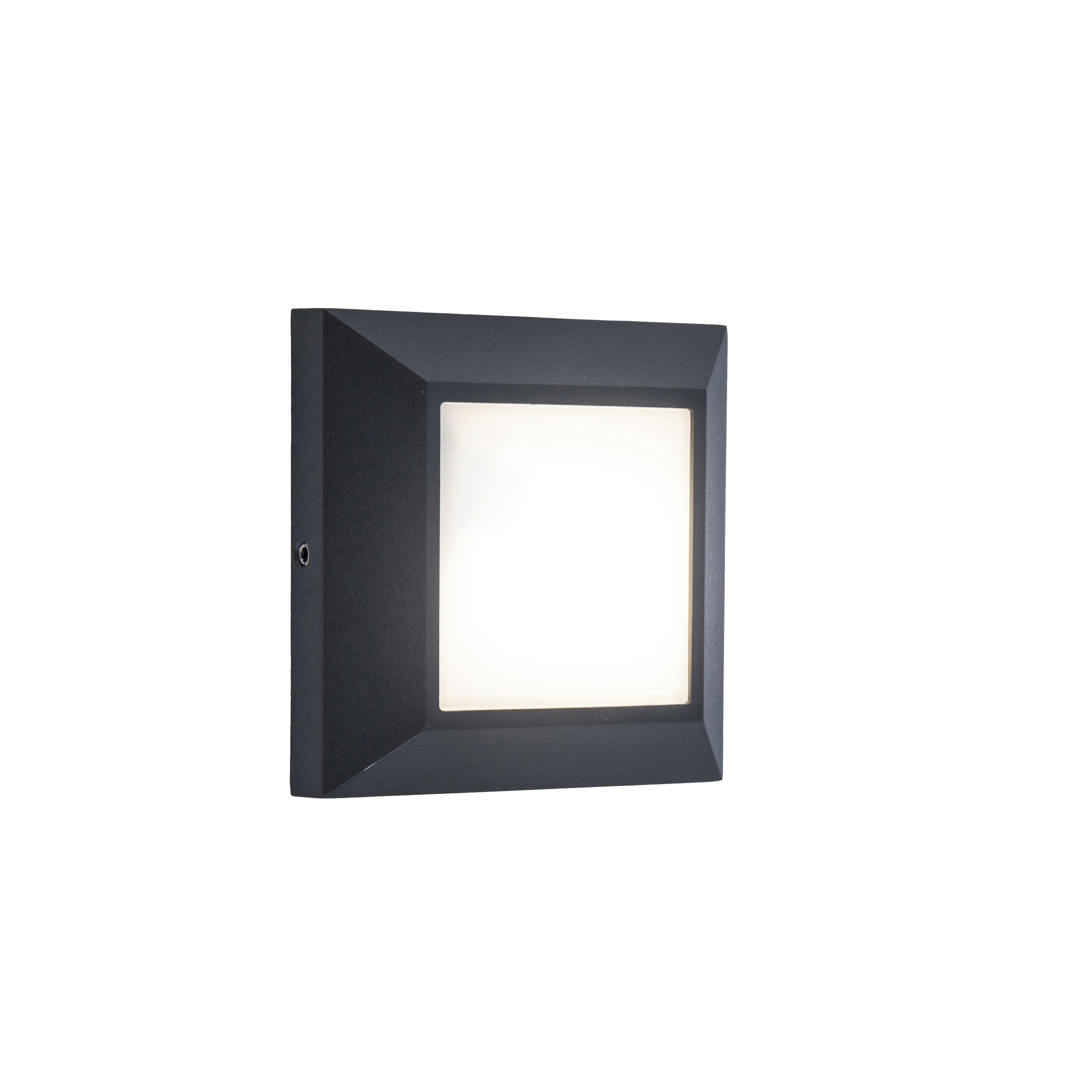LED-Außenleuchte 6402101118 Helena - Anthrazit/Opal, Design, Kunststoff/Metall (10,1/10,1/3,2cm)