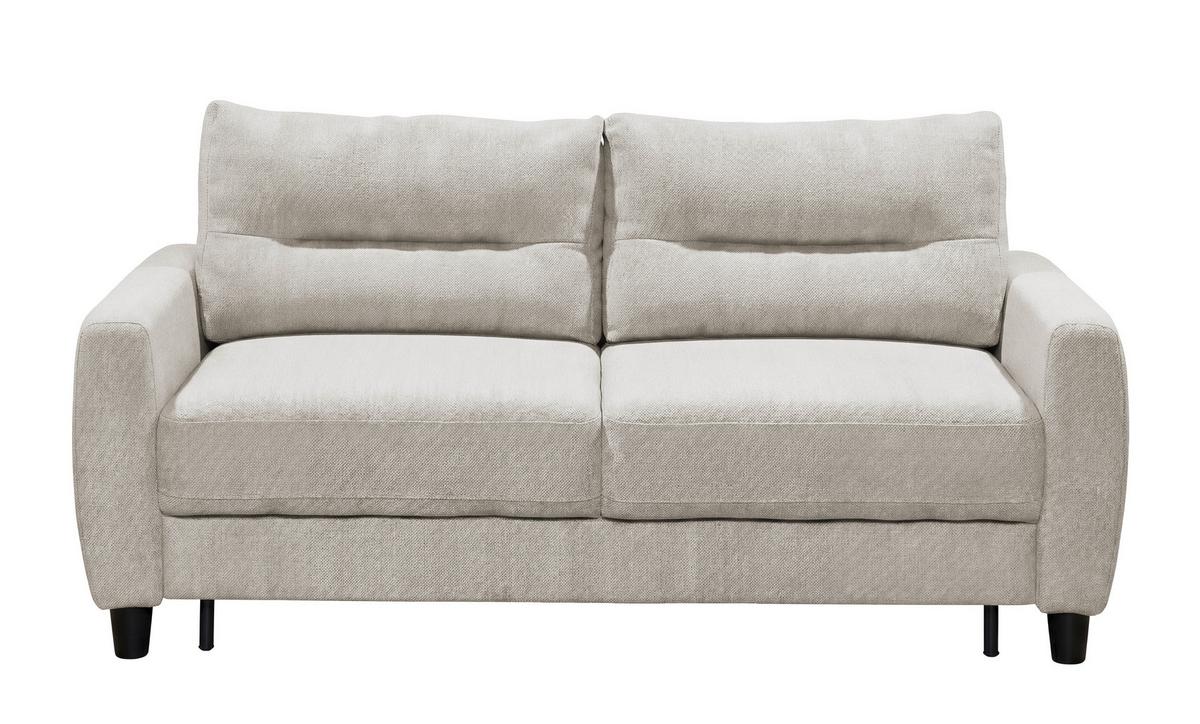 Schlafsofa Rio Perlmutt B: 192cm - Perlmutt/Schwarz, MODERN, Textil (192/83/99cm) - MID.YOU