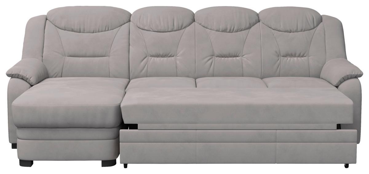 Ecksofa Marcus - Hellgrau, Basics, Textil (162/257cm) - MID.YOU