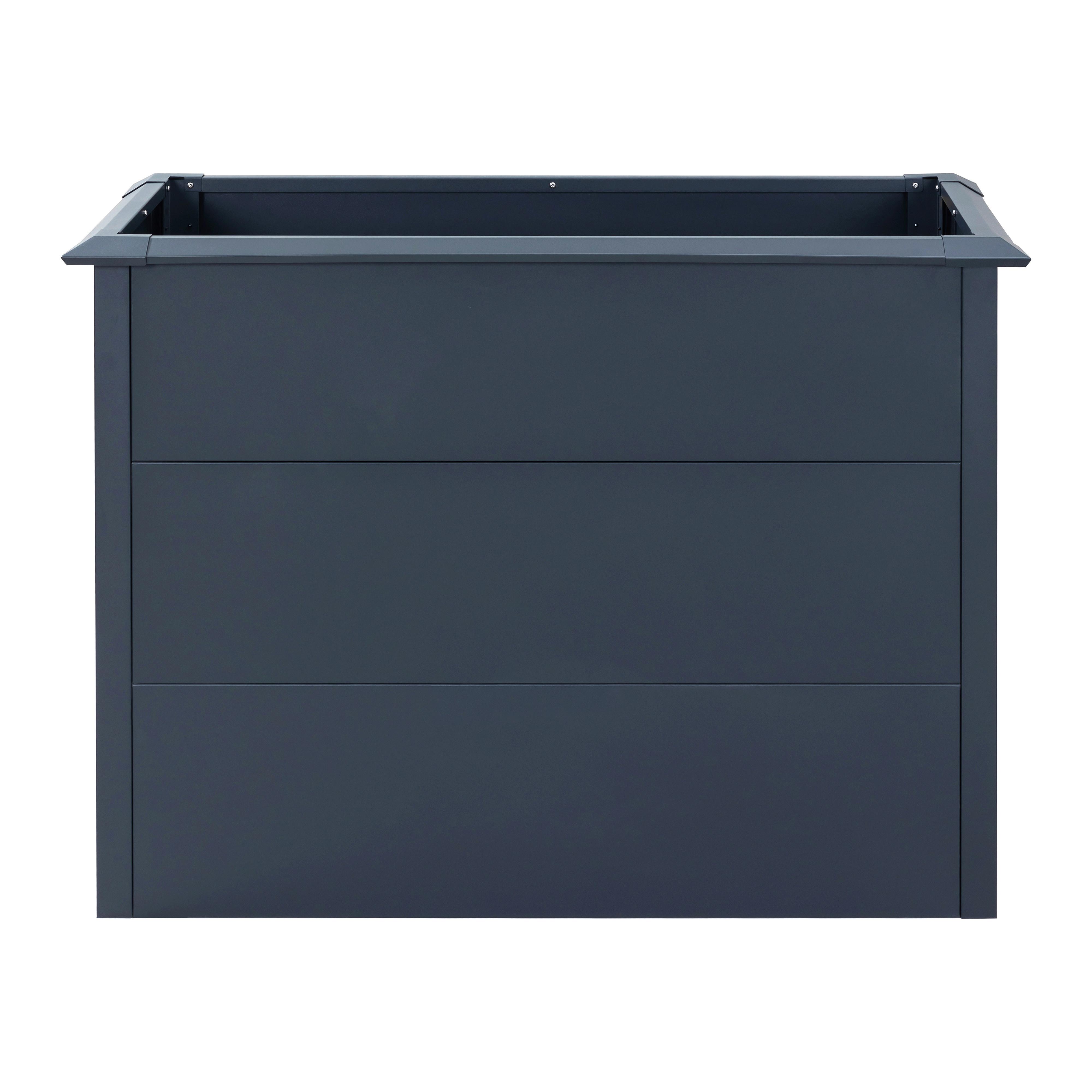 Hochbeet Primus M - Anthrazit, KONVENTIONELL, Metall (50/100/77cm)