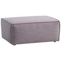 Polsterhocker Dice B: 102 Cm Grau - Schwarz/Grau, MODERN, Textil (102/44/77cm) - MID.YOU