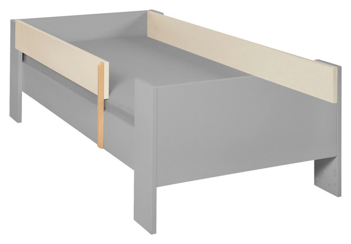Bett Flexi Grow Kids Kashmir, Lf 90x200cm - Kaschmir, KONVENTIONELL, Holz/Holzwerkstoff (90/200cm) - Roba