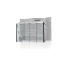 Anlehn-Gewächshausbausatz Ida 5200 Esg/Hkp, Alu - Alufarben, Basics, Glas/Metall (262,1/220,8/201,4cm)