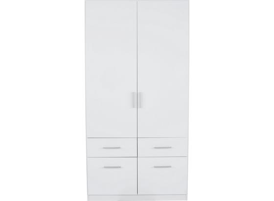 Skříň Šatní Celle - bílá, Moderní, dřevo (91/197/54cm) Skříň Šatní Celle - bílá, Moderní, dřevo (91/197/54cm)