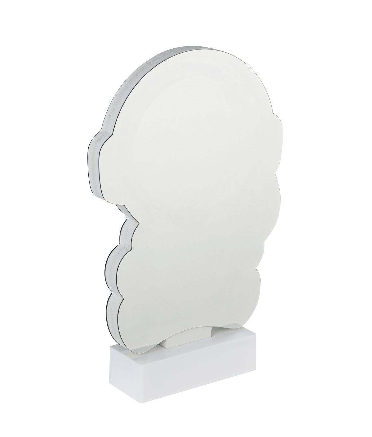 LED-Dekoleuchte Caterina - Chromfarben/Weiß, Basics, Kunststoff (17/4,5/25,5cm) - Luca Bessoni