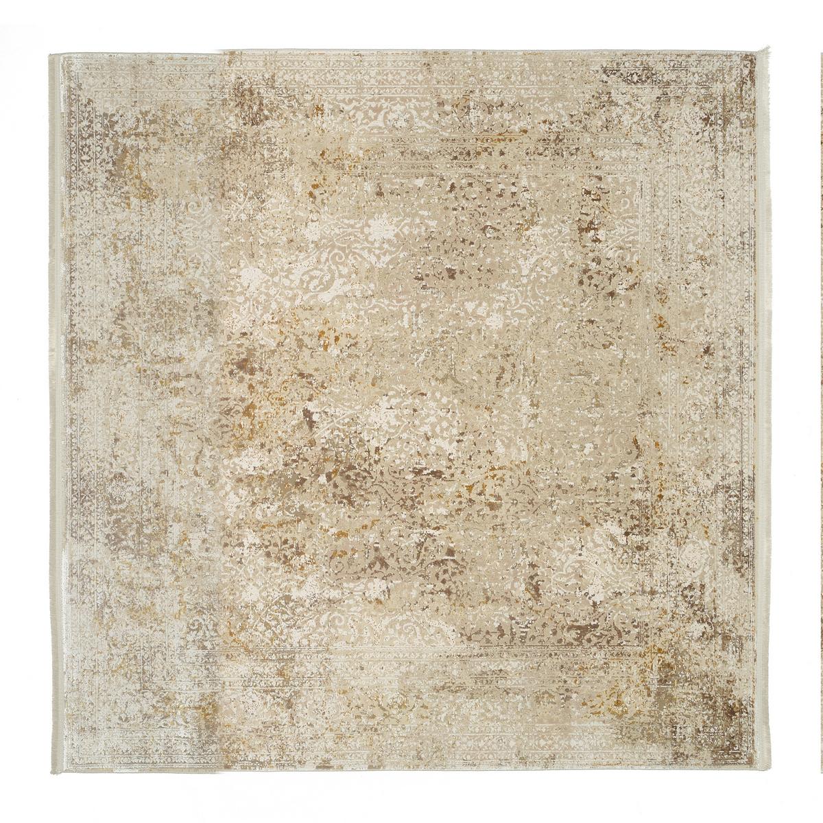 Webteppich Avignon Goldfarben/Beige 240x240 cm - Beige/Goldfarben, Design, Textil (240/240cm) - Dieter Knoll