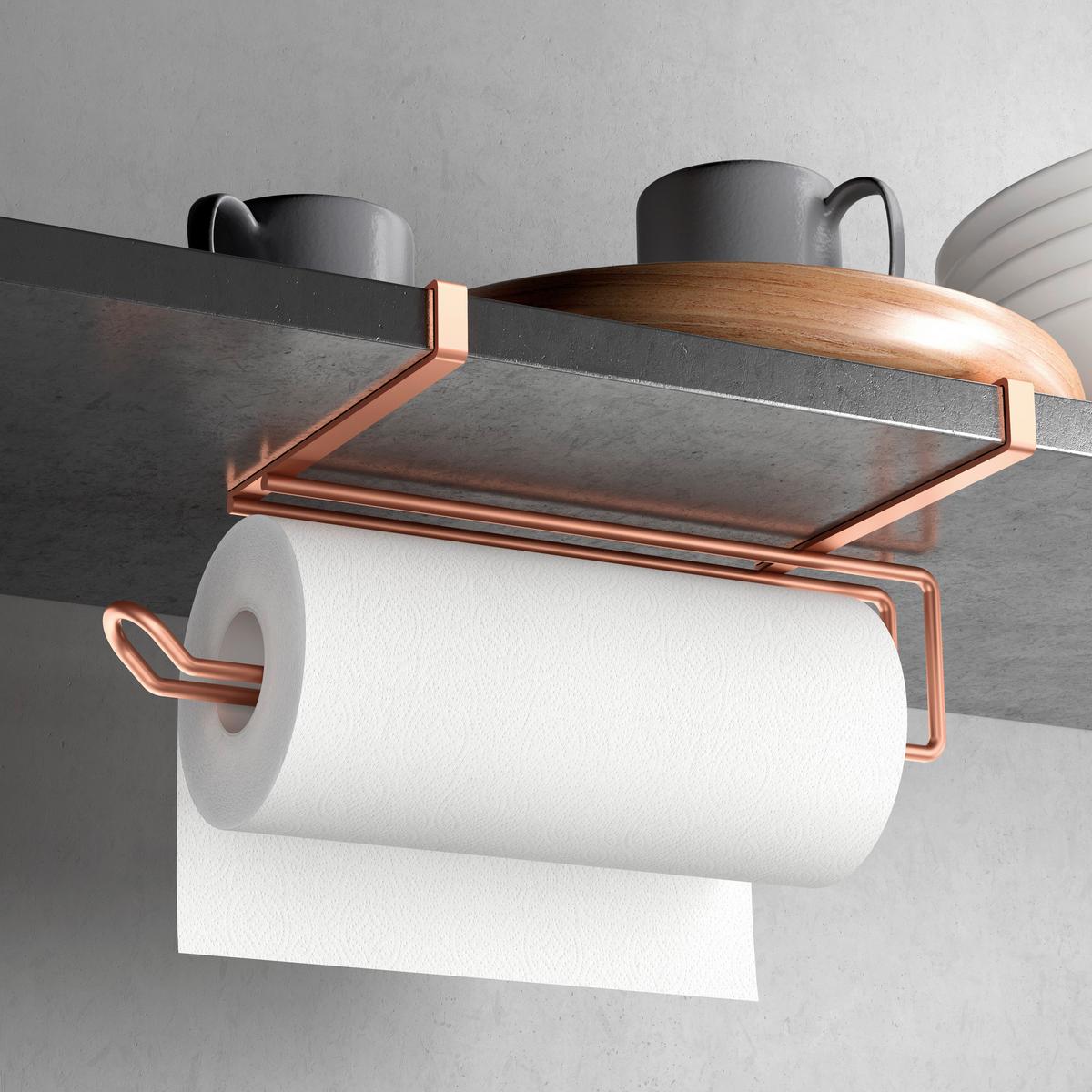 Küchenrollenhalter Easy Roll Zum Einhängen - Kupferfarben, MODERN, Metall (35/18/10cm)