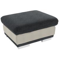 TABURET Seaside, šedá / bílá - šedá/bílá, Konvenční, kov/textil (97/47/67cm) - Luca Bessoni