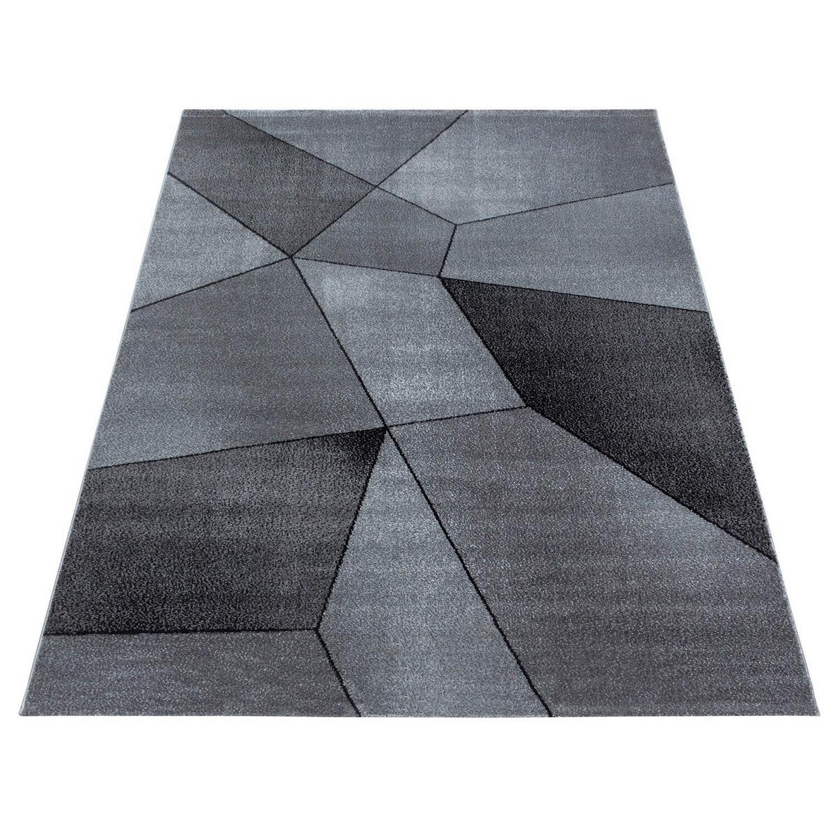 Webteppich Grau Beta 160x230 cm, Jute - Grau, Basics, Textil (160/230cm) - Novel
