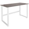 Schreibtisch Workspace Light I Grau/Weiß - Weiß/Grau, Basics, Holzwerkstoff/Metall (120/60/76cm) - MID.YOU