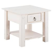 Couchtisch Ines mit Ablagefach Weiß - Weiß, Design, Holz (50/45/50cm) - MID.YOU