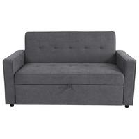 Schlafsofa Haze Dunkelgrau B: 162 Cm - Dunkelgrau, Trend, Textil (162/90/89cm)