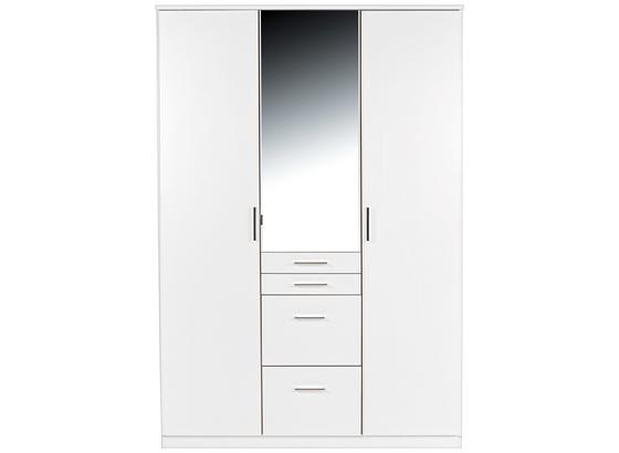 Kleiderschrank Aachen - Eichefarben/Weiß, KONVENTIONELL, Holzwerkstoff (135/198/58cm) Kleiderschrank Aachen - Eichefarben/Weiß, KONVENTIONELL, Holzwerkstoff (135/198/58cm)