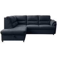 Ecksofa Gusto Blau S: 200x240 cm - Greige/Schwarz, Basics, Textil (200/240cm) - MID.YOU