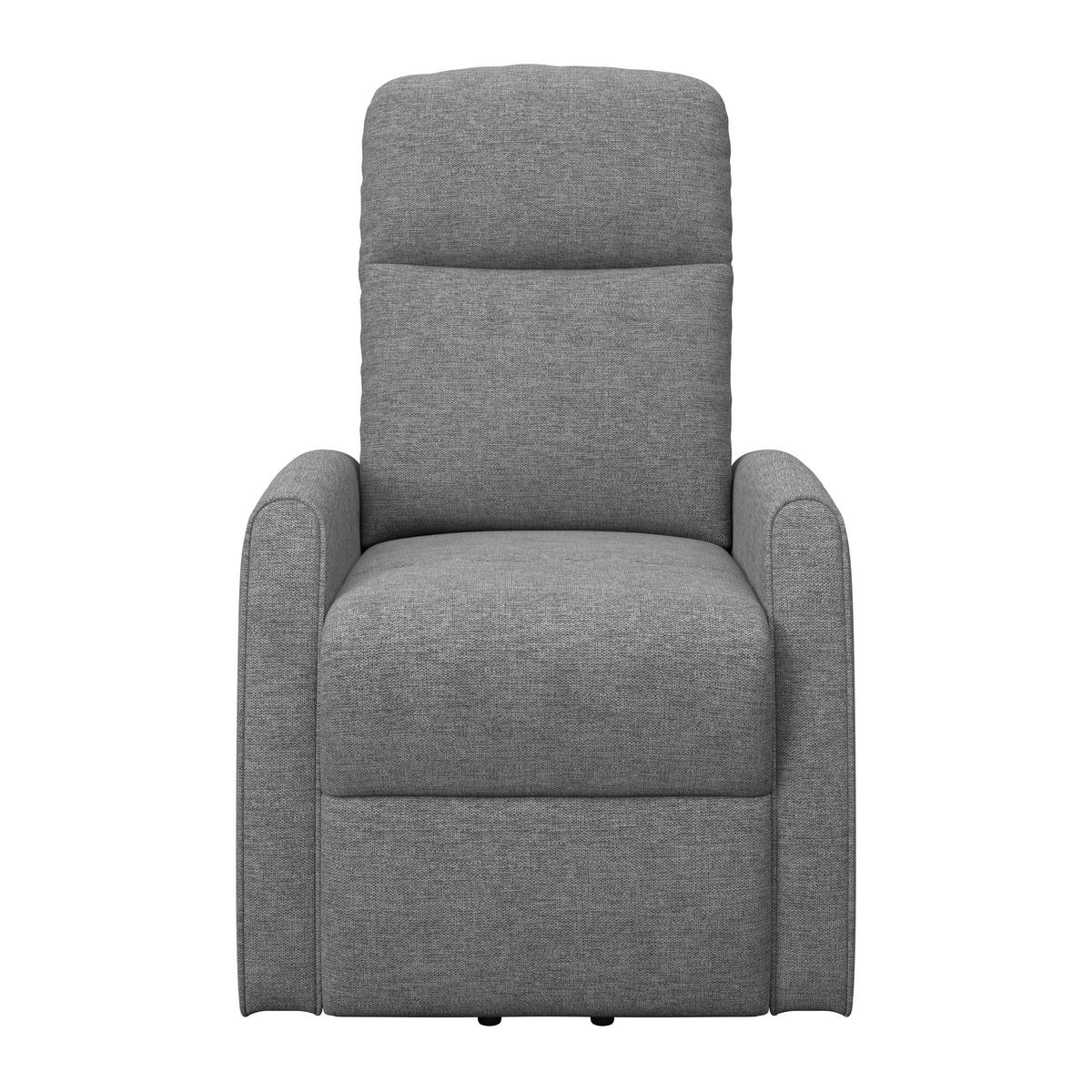 Fernsehsessel Athen Micorfaser hellgrau, B: 67,5cm - Hellgrau, MODERN, Holz/Textil (67.5/107/88.5cm)