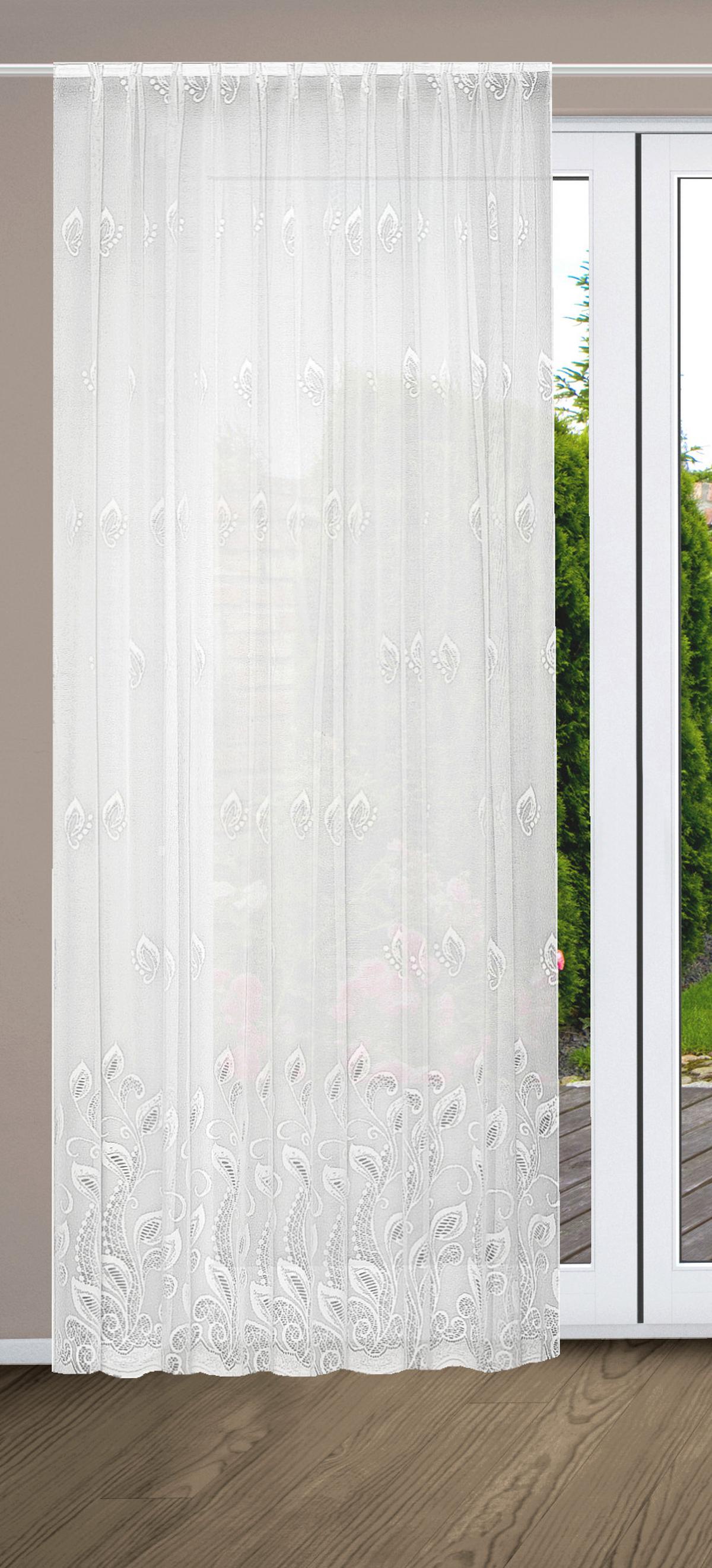 Fertigstore Susana 175/250 cm - Weiß, KONVENTIONELL, Textil (250/175cm)