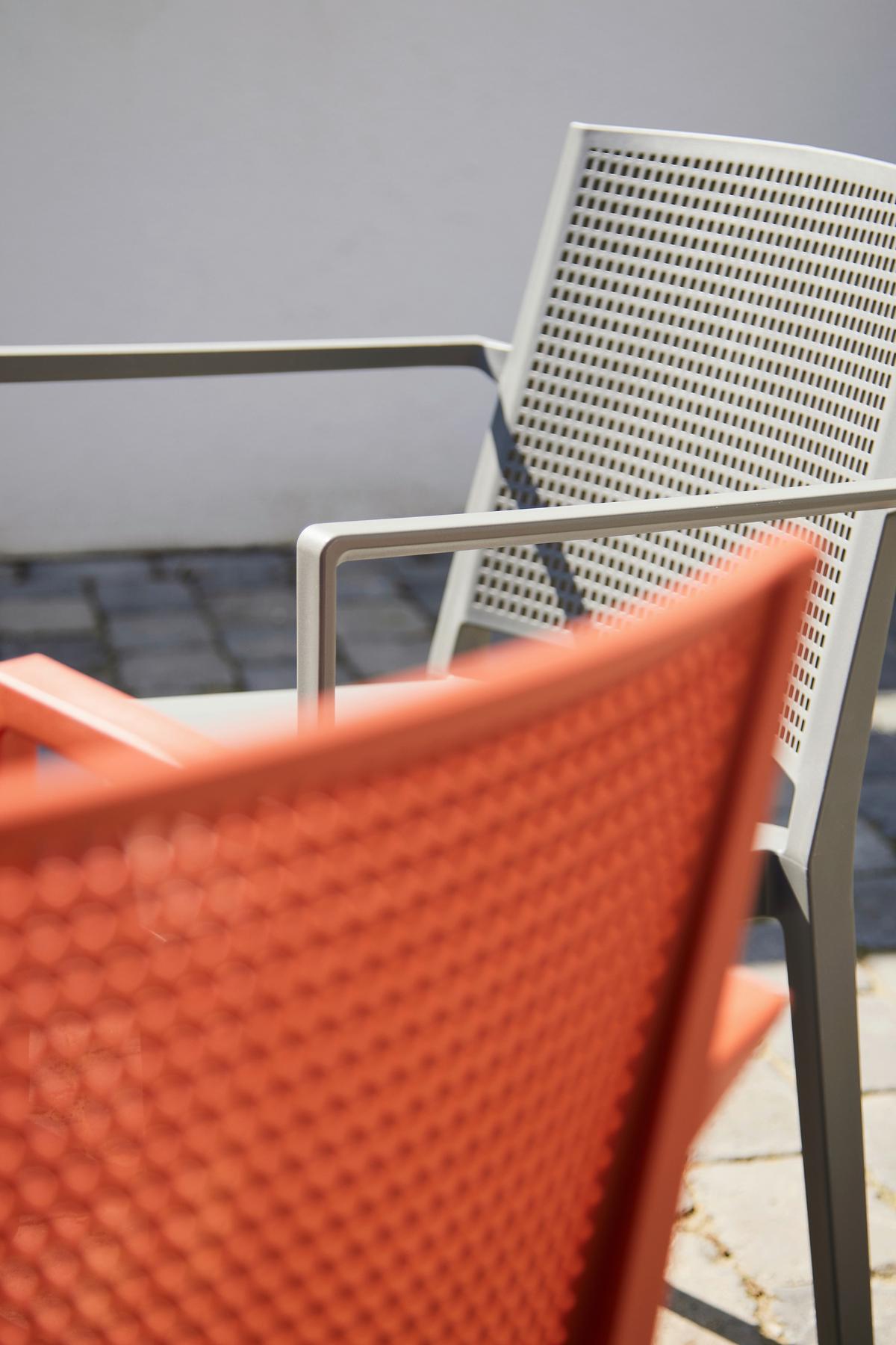 Stapelstuhl T20121 - Rot, Basics, Kunststoff (46/80/56cm) - Siena Garden