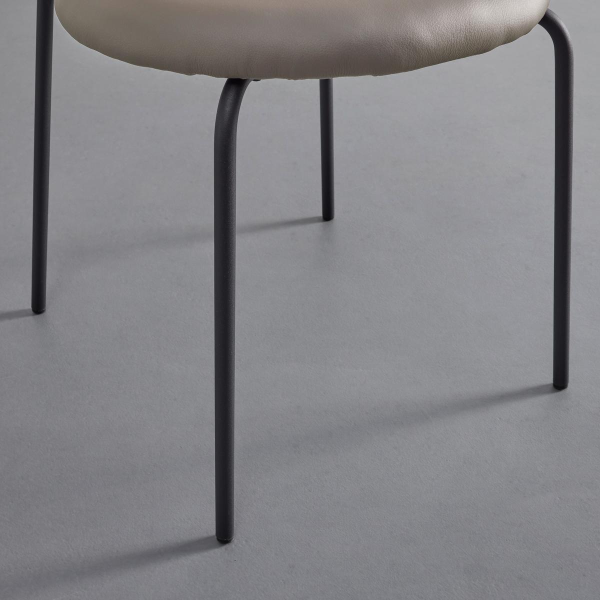 Židle Casa šedohnědá dřevo/ratan/kov - černá/šedohnědá, Moderní, kov/dřevo (42/77/51cm) - Bessagi Home