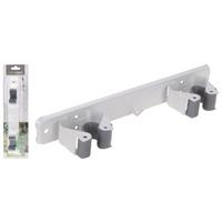 Gerätehalter Anton 2er - Weiß/Grau, Basics, Metall (28/8/5cm)