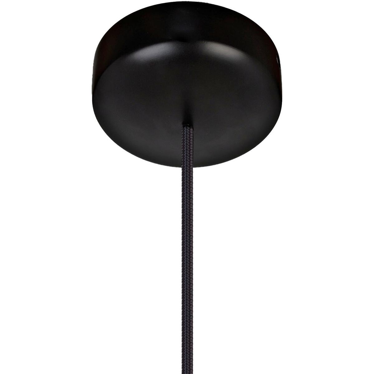 HÄNGELEUCHTE 8550119 ACORN I - Schwarz, Design, Holz (17,5/90-140cm)
