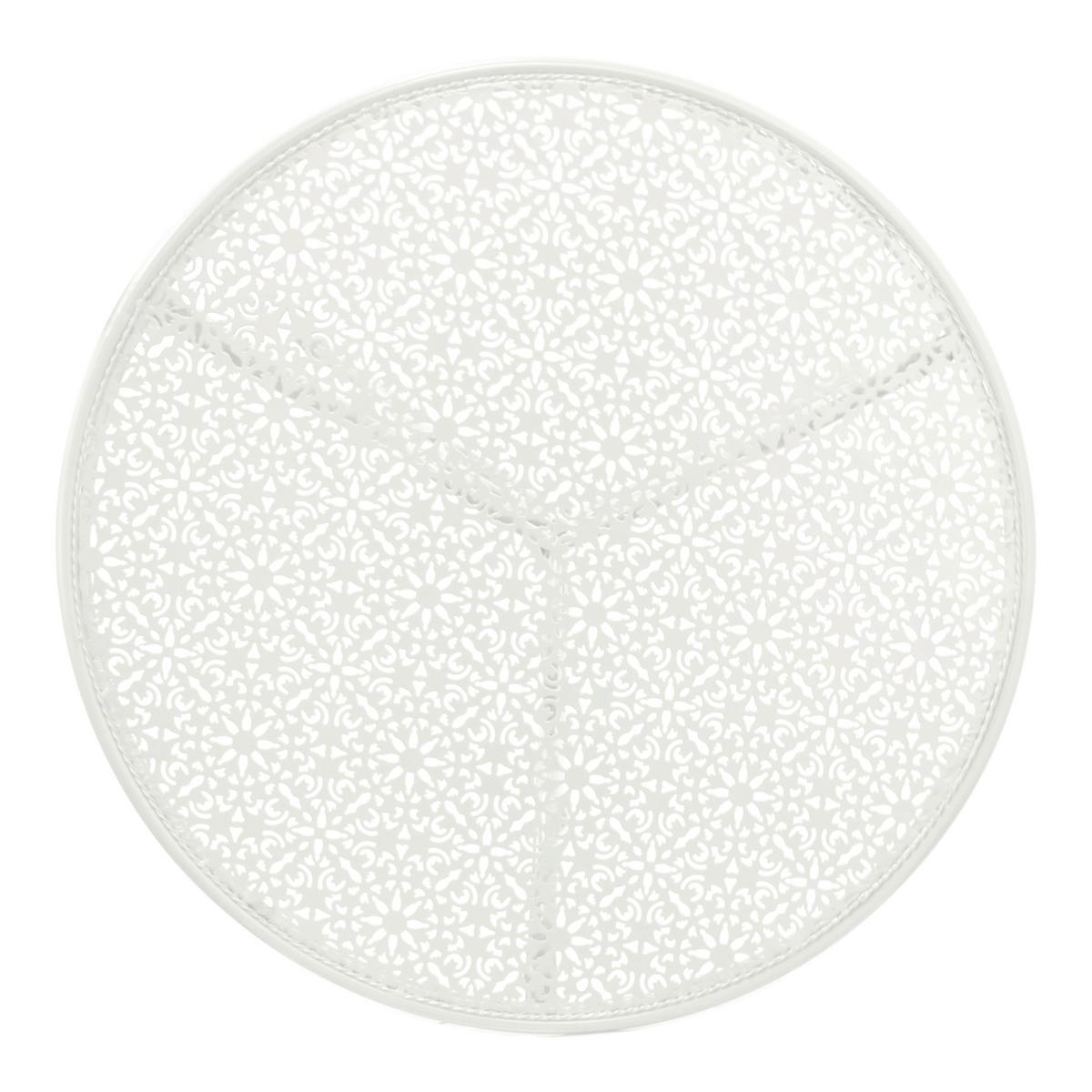 Gartenset Eloise Weiss - Weiß, Basics, Metall (60/69cm) - Ambia Garden