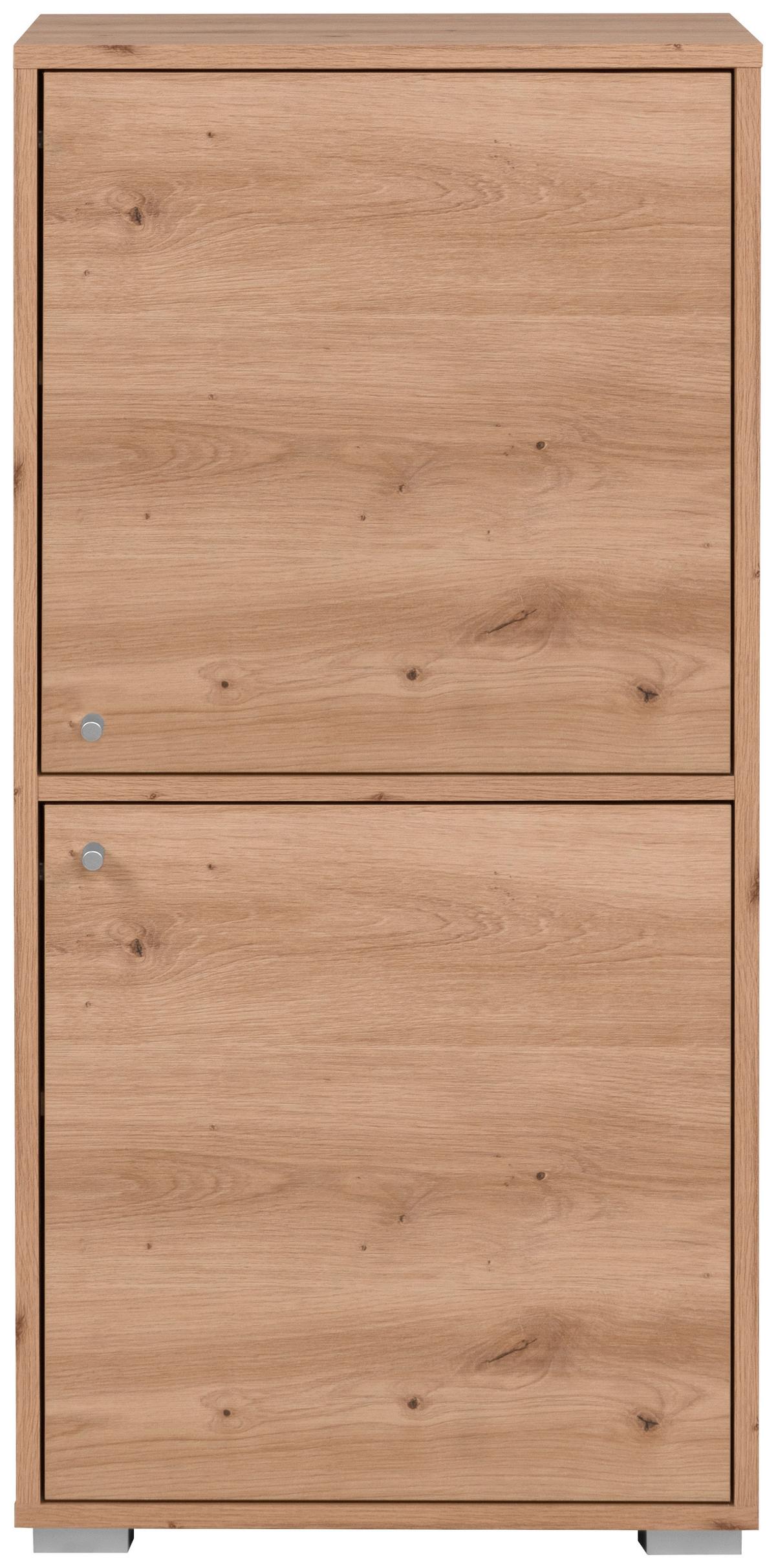 Regal Erweiterbar Fyn 20d 46 Cm Eiche Artisan Dekor - Alufarben/Eiche Artisan, Design, Holzwerkstoff (46/96,5/33,5cm) - MID.YOU