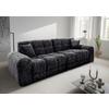 Viersitzer-Sofa Bosco, Schwarz B: 300 cm - Schwarz, MODERN, Textil (300/87/120cm) - Livetastic