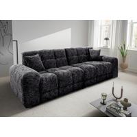 Viersitzer-Sofa Bosco, Schwarz B: 300 cm - Schwarz, MODERN, Textil (300/87/120cm) - Livetastic