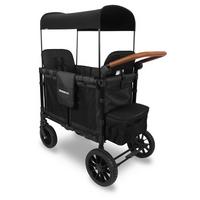 Bollerwagen Luxe Double Stroller Wagon - Schwarz, Basics (63.5/113.03/137.16cm) - WONDERFOLD
