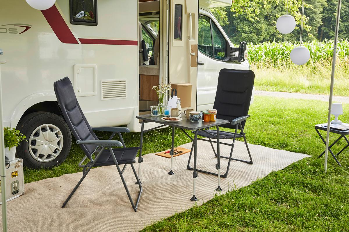 Campingsessel Klappbar M31076 mit Tragetasche - Anthrazit, KONVENTIONELL, Textil/Metall (71/118/59cm) - Siena Garden