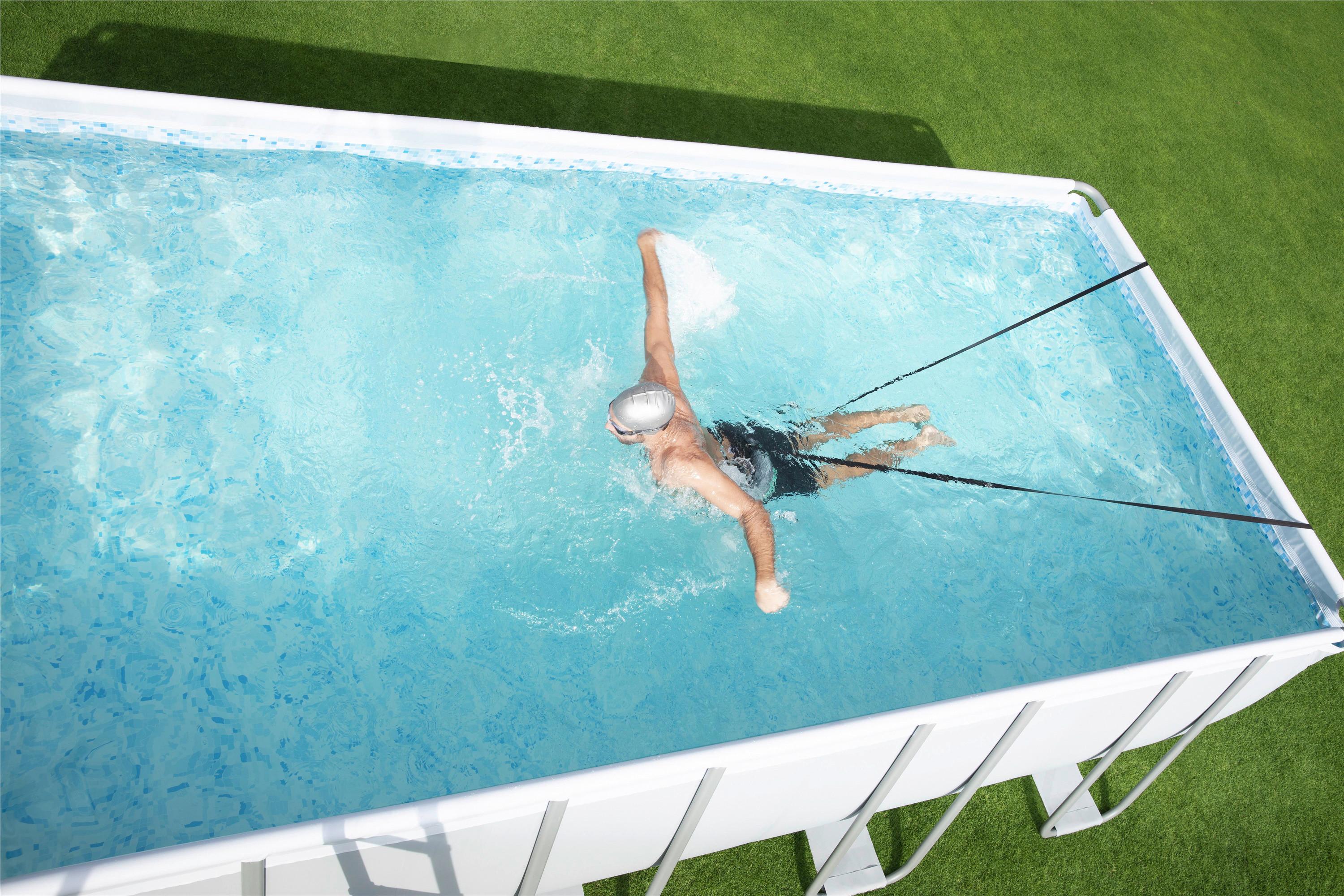 Poolkissen für oberirdische Pools 1,2 x 1,2 m Pool Luftkissen mit Seilen  PVC Ice Equalizer Luftkissen Aufblasbar Pool Winterkissen Rund Winter Pool