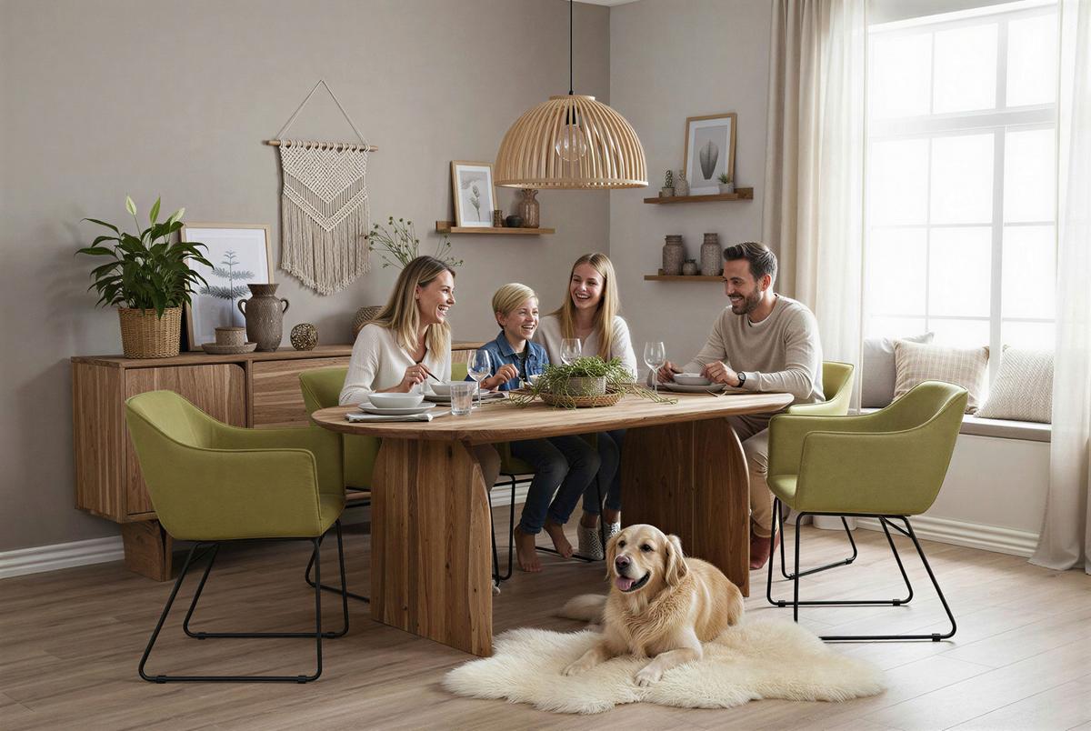 Sideboard Akazie B: 145cm - Naturfarben, Design, Holz (145/80/71cm) - MID.YOU