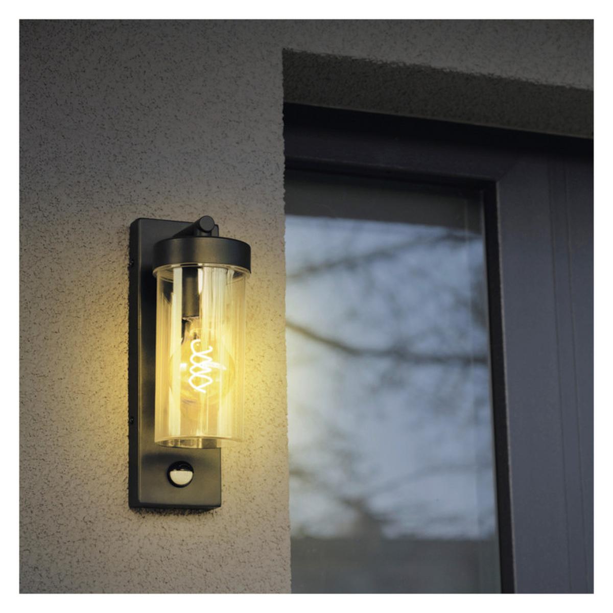 VONKAJŠIE LED SVIETIDLO ZALA - antracitová, Modern, kov/plast