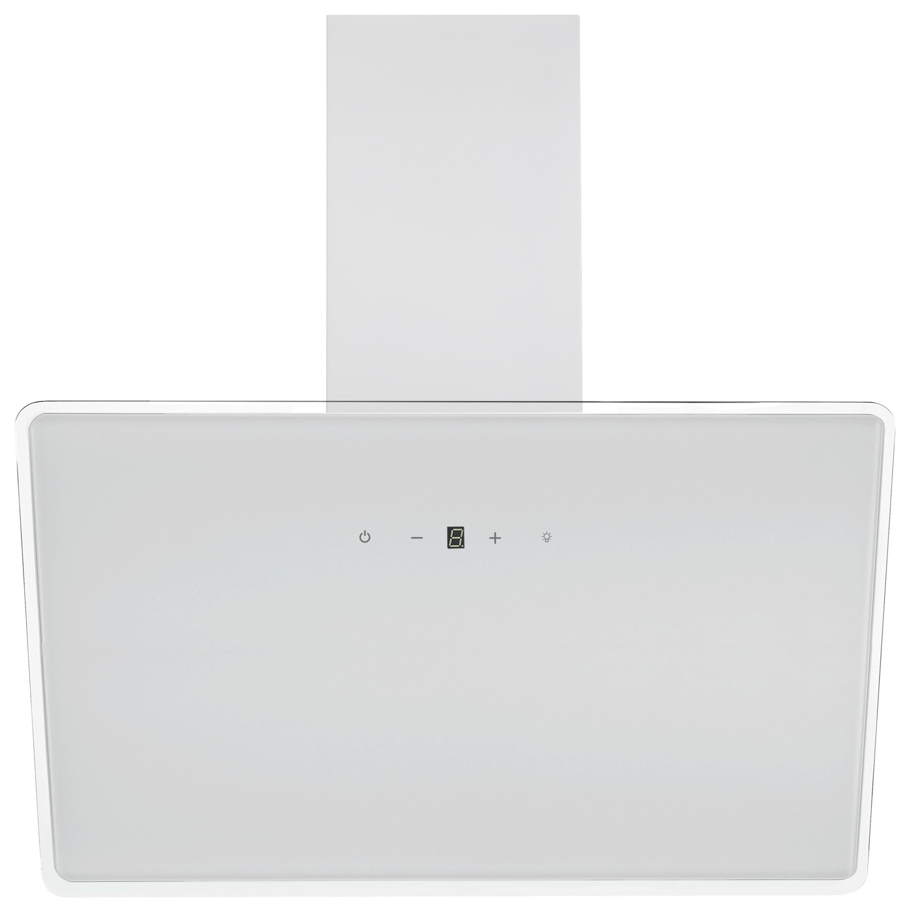 Dunstabzugshaube Respekta Lora Weiß 79,5 Cm - Weiß, Basics, Glas/Metall (79,5/78-113/38,6cm) - Respekta