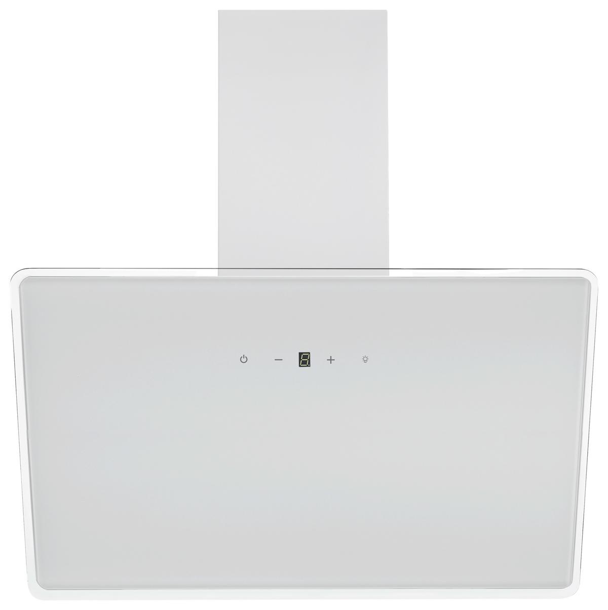 Dunstabzugshaube Respekta Lora Weiß 79,5 Cm - Weiß, Basics, Glas/Metall (79,5/78-113/38,6cm) - Respekta