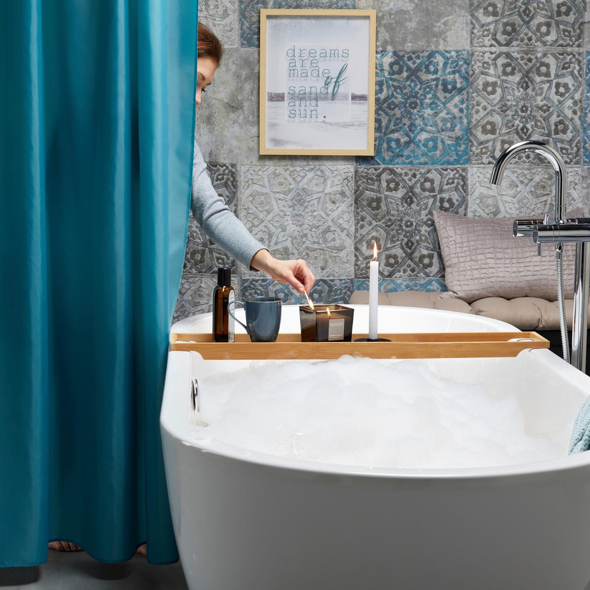 VONNÁ SVÍČKA ZEN BAMBOO - bílá/krémová, Design, sklo (10/10/10cm) - Inscent