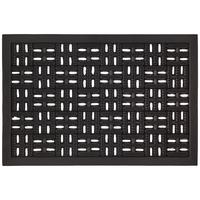 DVEŘNÍ ROHOŽKA Karo, 40/60 cm - černá, Basics, plast (40/60cm) - Mömax