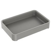Příborník LIS -EXT- - šedá, Moderní, plast (28,6/19,1/4,8cm) - Mömax