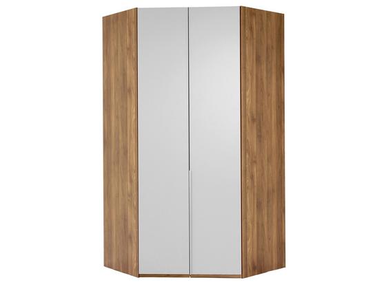 Eckschrank New York A - Eichefarben/Weiß, KONVENTIONELL, Holz/Holzwerkstoff (120/236/120cm) - Ombra Eckschrank New York A - Eichefarben/Weiß, KONVENTIONELL, Holz/Holzwerkstoff (120/236/120cm) - Ombra