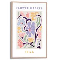 BILD Flower Market 20x30 cm - Multicolor/Schwarz, Trend, Holzwerkstoff (20/30cm) - Reinders!